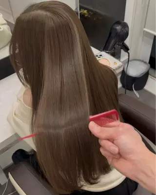 ロング 土田 啓太のヘアスタイル