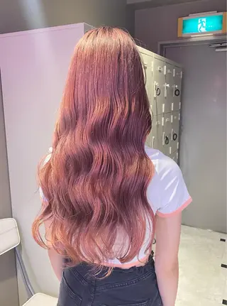 ロング カラー パーマ ヘアアレンジ メンズ キッズ ネイル マツエク・マツパ KANAMI 🌏のヘアスタイル