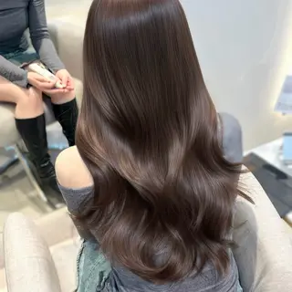 ロング 顔周り/レイヤー/ 銀座/kaede🎀のヘアスタイル
