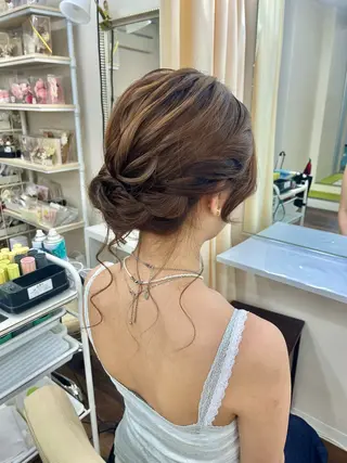 セミロング YUMEYAKATA 五条店のヘアスタイル