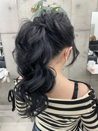 ロング 手島 カミラのヘアスタイル