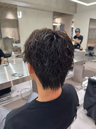 パーマ メンズ ブリーチ/パーマ特化 片平和寿のヘアスタイル