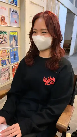 ロング カラー ヘアアレンジ キッズ 垢抜けカラー ヒロムのヘアスタイル