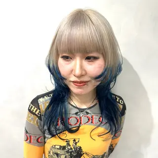 カラー デザインカラー/パー マ🦖外岡咲希🦖のヘアスタイル