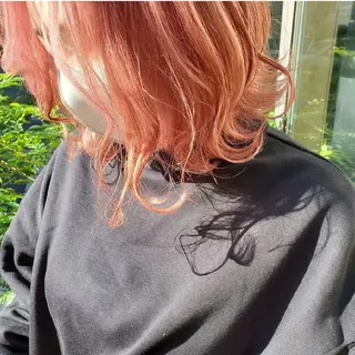 ミディアム 谷 結奈のヘアスタイル