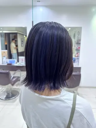 ミディアム 明日空きあり‼️ 艶々カラー🩷のヘアスタイル
