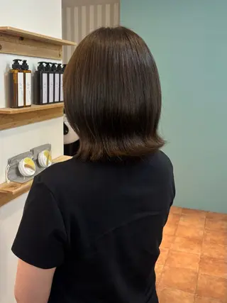 カラー 國原 くるみのヘアスタイル
