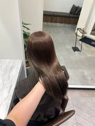 セミロング カラー yuina/🫧 艶感カラー🫧のヘアスタイル