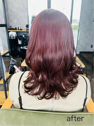 セミロング 〜tiehair 小幡のヘアスタイル