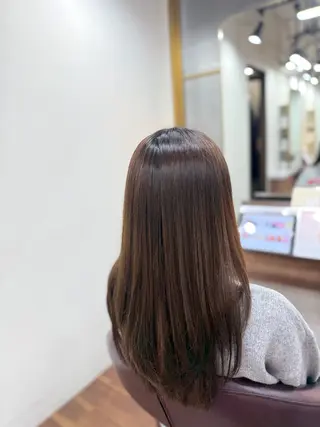 セミロング 桑村 菜々のヘアスタイル