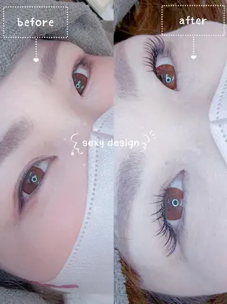 マツエク・マツパ 森本🎀 Syrup蕨店のマツエク・マツパデザイン