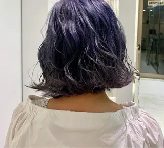 ミディアム カラー i'll 未空のヘアスタイル