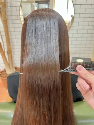 ロング カラー 石井 佑樹のヘアスタイル