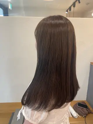 ロング 大船🌴似合セカ ット艶カラー持田樹のヘアスタイル