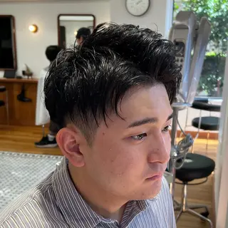 ショート メンズ メンズカット✂️ スキンフェード伊藤陸のヘアスタイル