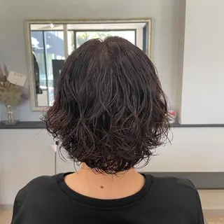 ショート パーマ 西尾美容室libuR Ryokaのヘアスタイル