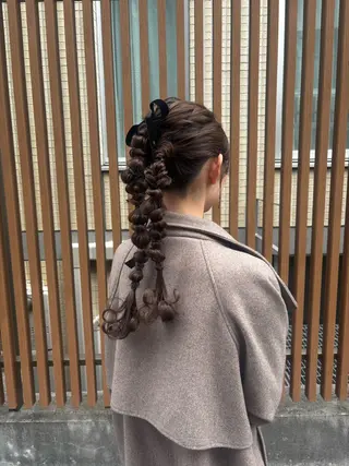 カラー ヘアアレンジ yukimi .のヘアスタイル