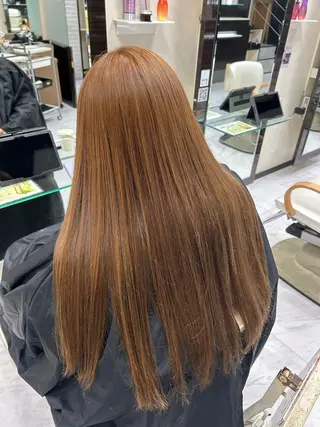ロング カラー 🫧💞ハイトーン 瀧田 菜々花🦄🫧のヘアスタイル