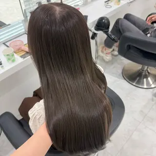 カラー 🤍ブリーチなし ブラウンhimi🤍のヘアスタイル