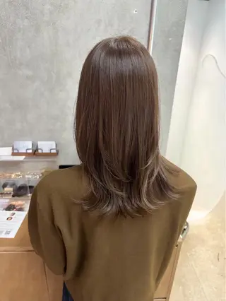 セミロング 片山 朝陽のヘアスタイル