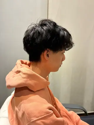 パーマ メンズ 友永 風歌のヘアスタイル