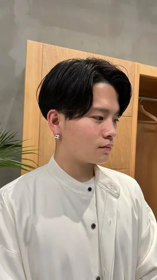ロング 渥美祐耶 【メンズカット】のヘアスタイル