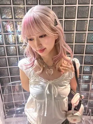 ミディアム Noe🎀 梅田美容師のヘアスタイル