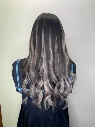 セミロング エクステ*美髪サロン KR2S河内長野店長のヘアスタイル