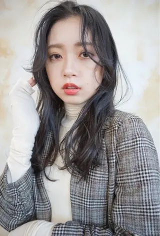 ロング 北川 実織のヘアスタイル