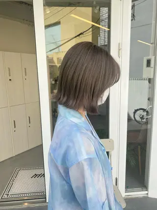 ショート カラー ハイトーン×似合わせ 🌱中川慎之介のヘアスタイル
