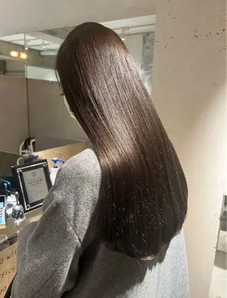 ロング カラー パーマ 似合わせスタイル 表参道🌿ちえのヘアスタイル
