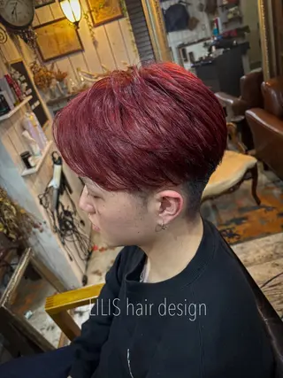 ショート カラー メンズ LILIS hair designのヘアスタイル