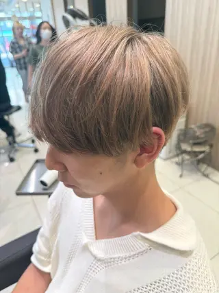 ショート カラー メンズ 髪質改善 Taijuのヘアスタイル