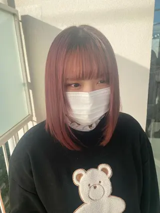 ミディアム カラー ハイトーン特化💍 NØRN💍韓国のヘアスタイル