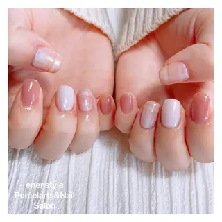 ミディアム ネイル 🐾enen style 🐾のネイルデザイン