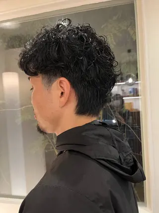 パーマ メンズ en-te:堀 恵里那のヘアスタイル