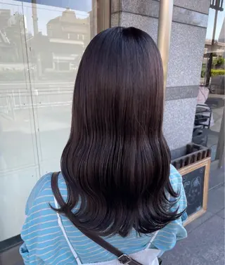 ロング カラー なぎは/似合わせ・ ナチュラルカラーのヘアスタイル