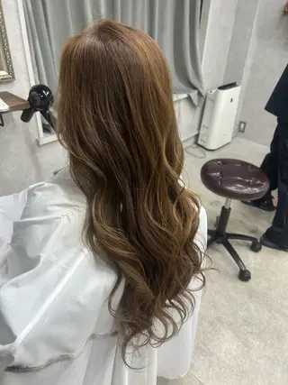 ロング カラー Lien 深井店のヘアスタイル