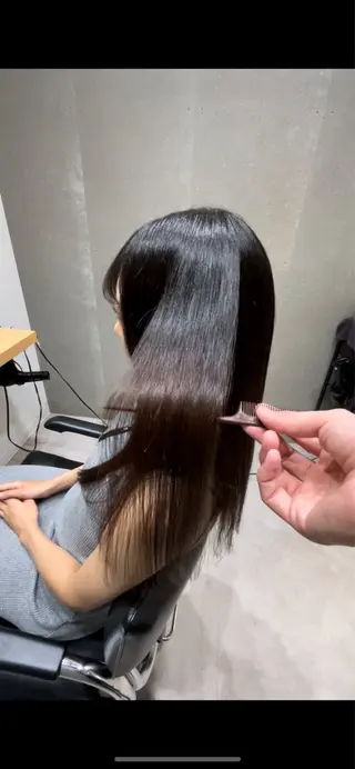 ミディアム 髪質改善ヘアケア 艶髪特化/上田のヘアスタイル