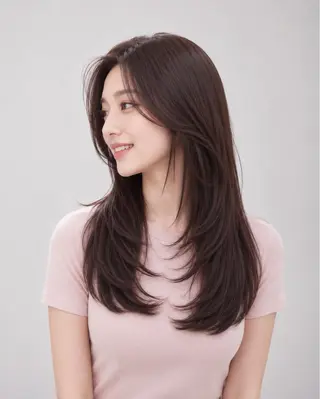ロング あーや / FIXのヘアスタイル