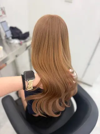 ロング カラー ヘアアレンジ 透明感カラー🎀艶髪 Anju/渋谷🎀のヘアスタイル