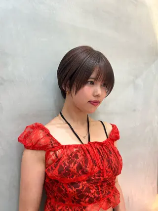 ショート 韓国レイヤー✂︎ yuka♥️のヘアスタイル