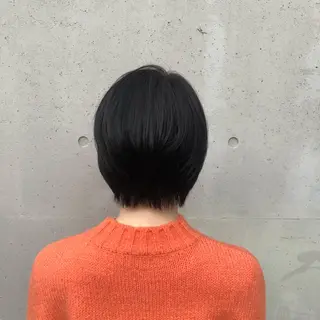 ショート カラー 酸性縮毛矯正🧴韓国 レイヤー/髪質改善のヘアスタイル