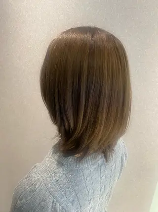 ミディアム カラー フルカワ ノゾミのヘアスタイル