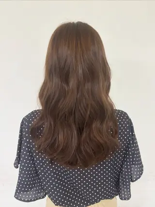 セミロング カラー 井上 陸のヘアスタイル
