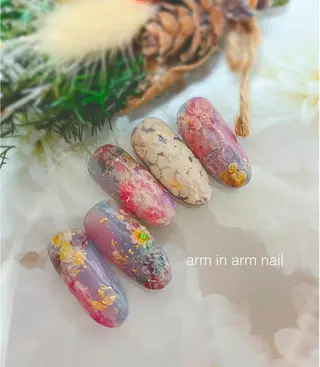 ネイル arm in arm ︎✿Yamamotoのマツエク・マツパデザイン