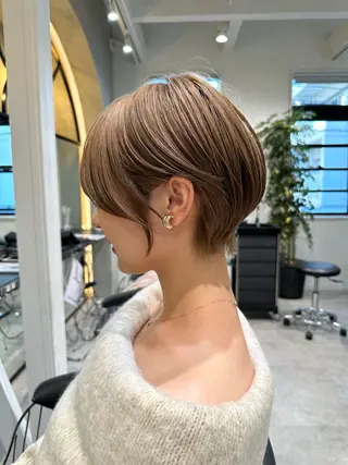 ショート 縮毛矯正/レイヤー taiga🧡のヘアスタイル