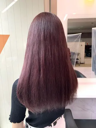 セミロング カラー ヘアアレンジ 🩵 JURI🩵のヘアスタイル