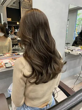 ロング カラー ヘアアレンジ TOPSTYLIST 🇬🇧JIMMYのヘアスタイル