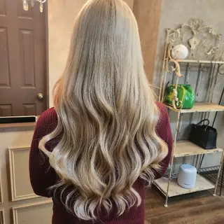 ロング ヘアアレンジ 田井中 悠紀のヘアスタイル
